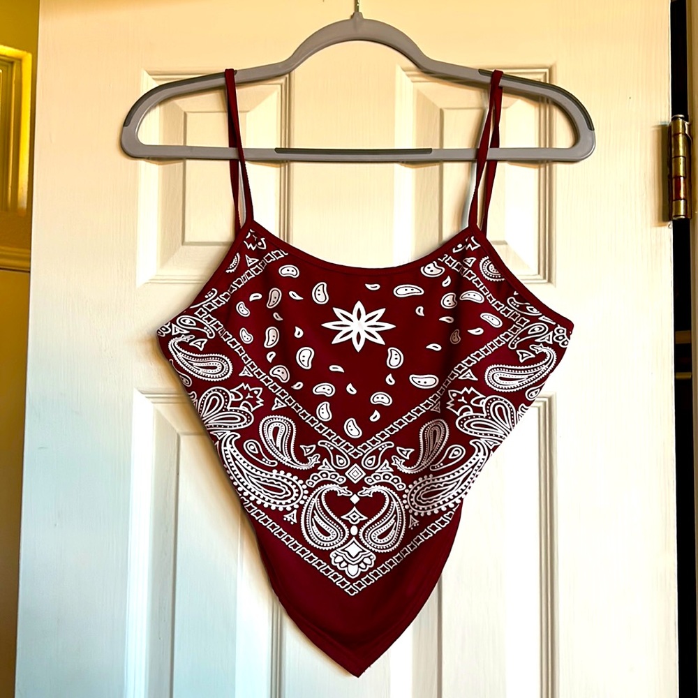 Amazon Bandana Crop Top